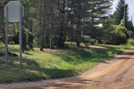 Dirt road intersection