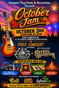 Flyer for the Sumpter October Jam